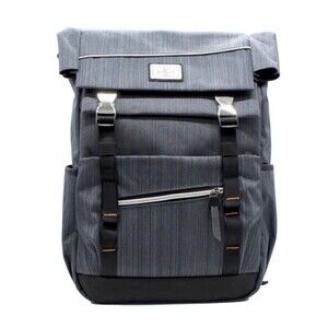 D. Kelly Japan Multi Function Computer Laptop Large Gray Backpack Bag Unisex New